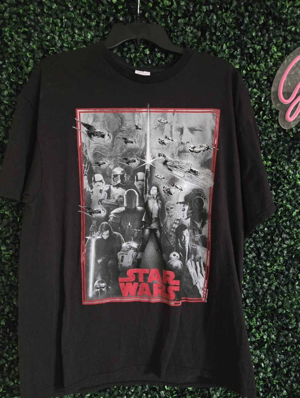 Star Wars T-Shirt Mens Size XL Black Graphic Short Sleeve Vintage Style
